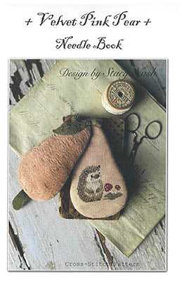 Velvet Pink Pear Needle Book