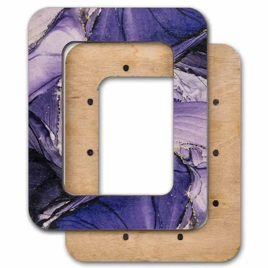 Preorder: Magnetic Embroidery Frame, Small Purple