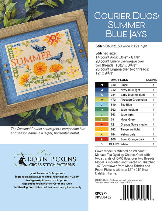 Courier Duos: Summer Blue Jays