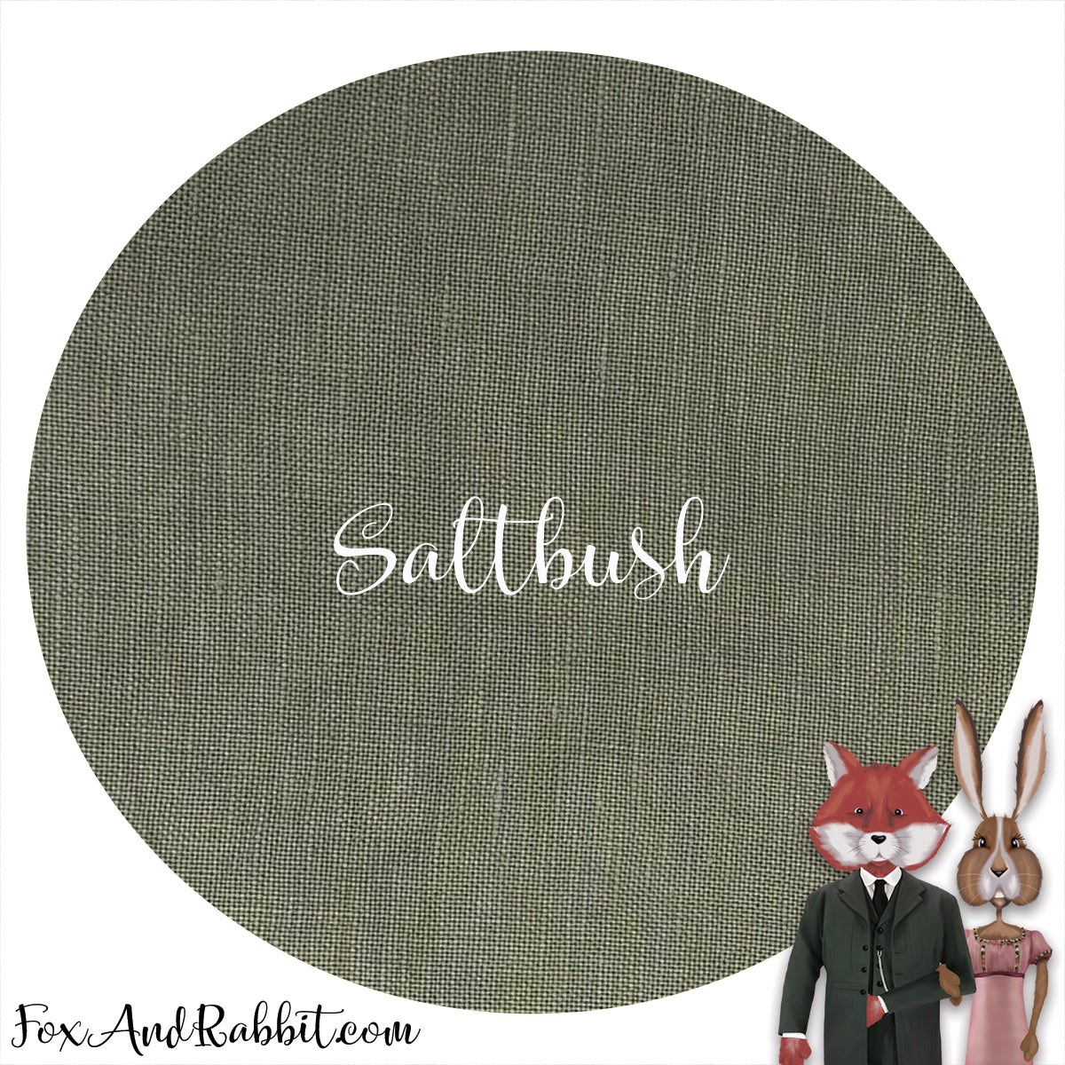 Saltbush - 28ct Linen (Fat Quarter)