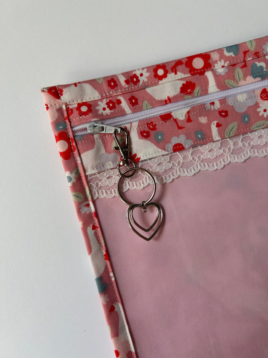 Flower Goose Project Bag | 8” x 10”