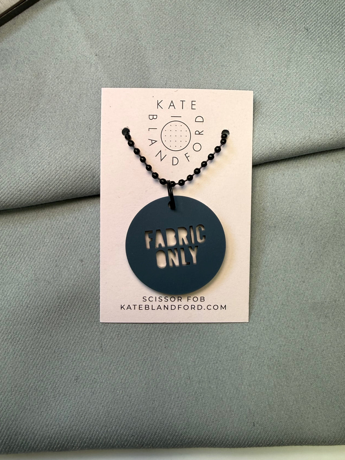 "Fabric only" Circle Scissor Fob