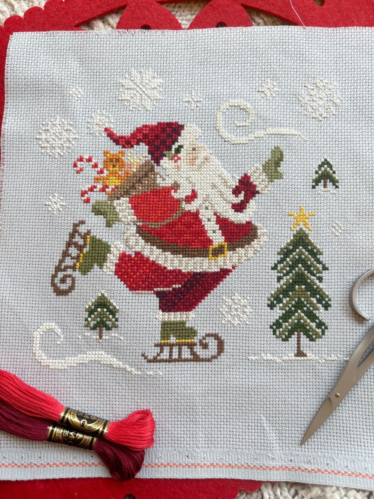 Skating Santa