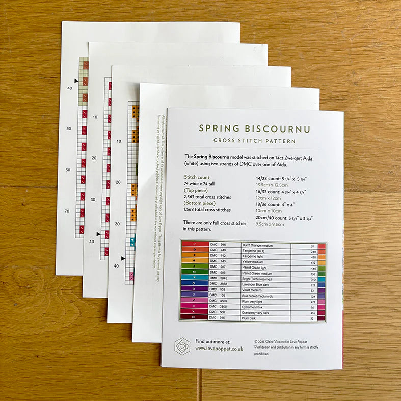 Spring Biscornu