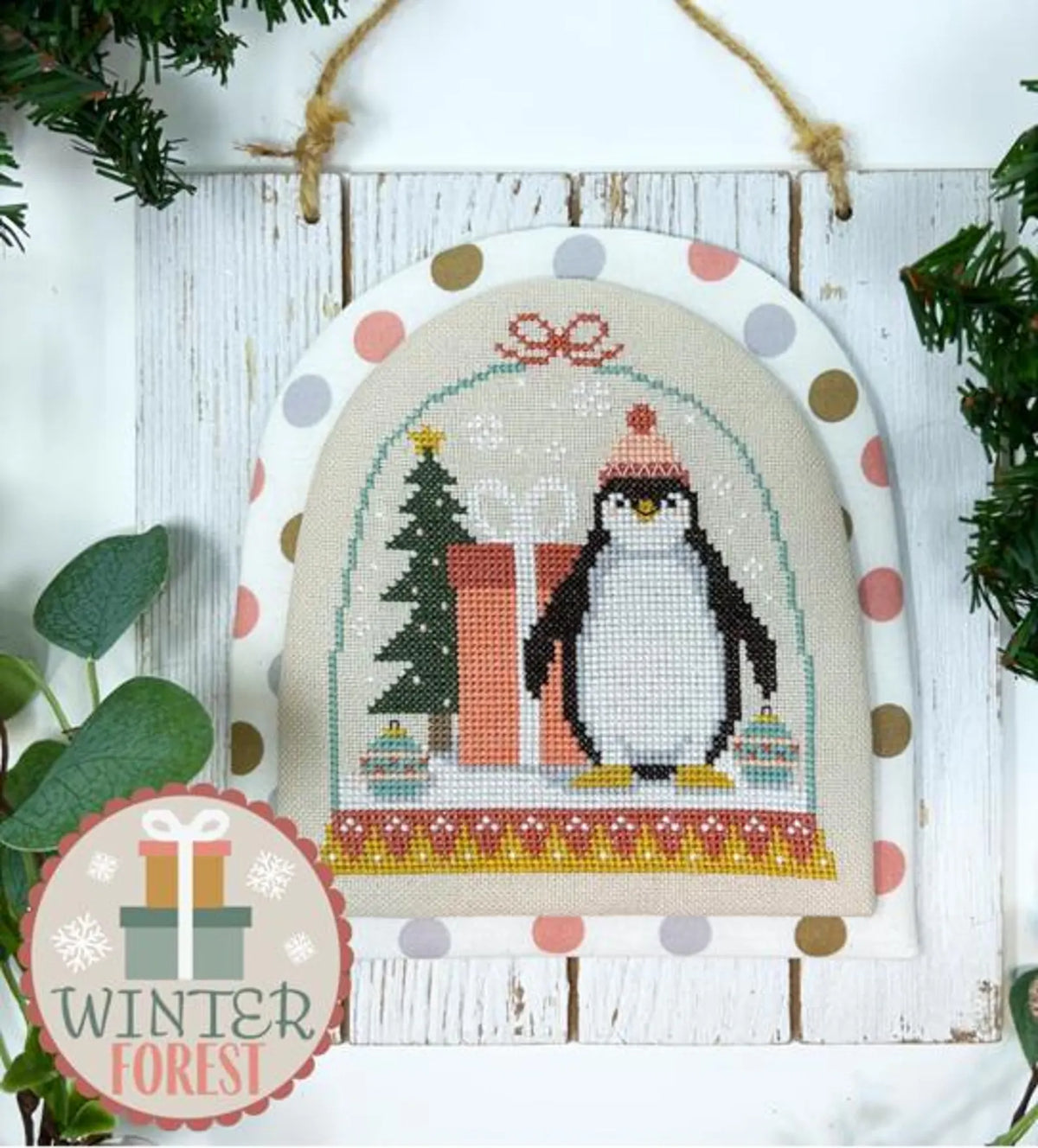 Winter Forest Snowglobe 1 - Penguin