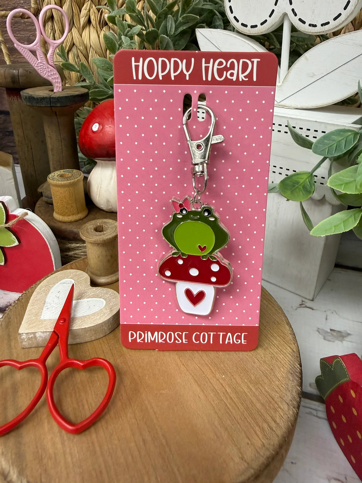 Hoppy Heart Charm