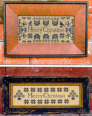 Quaker Christmas Samplers