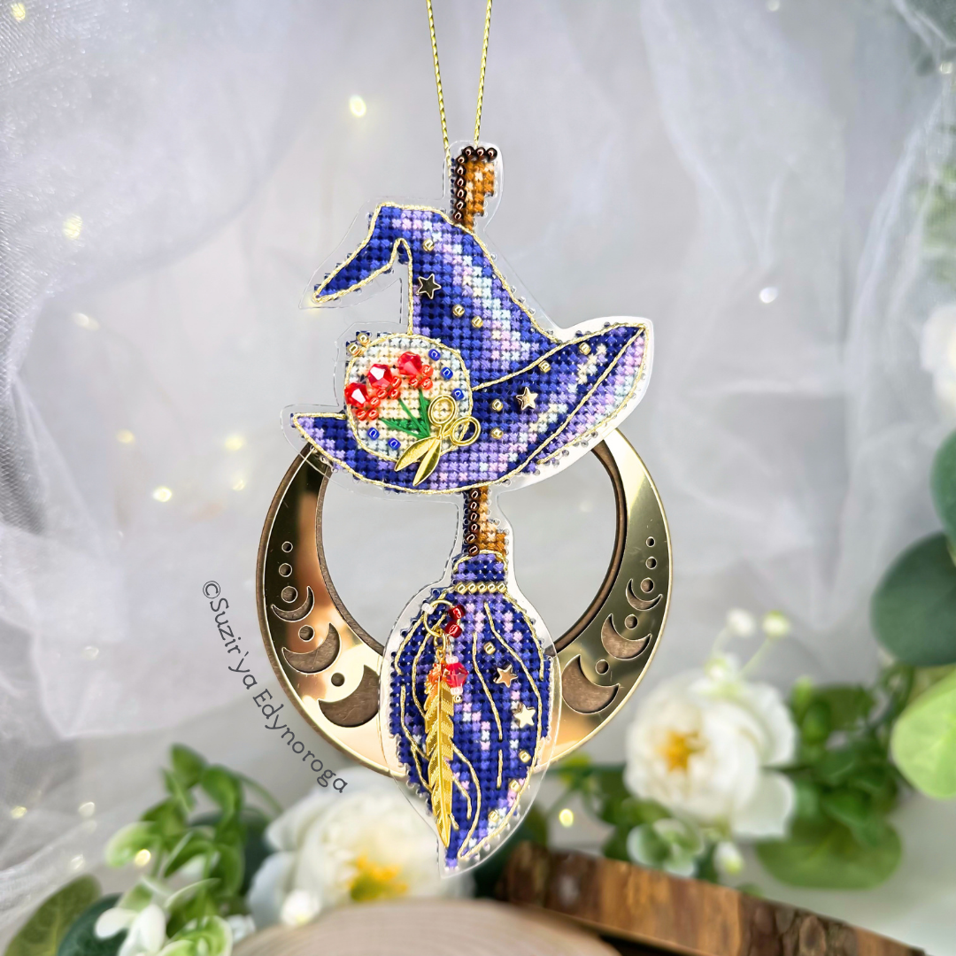 Embroidery Witch's Arsenal Bead & Cross Stitch Kit
