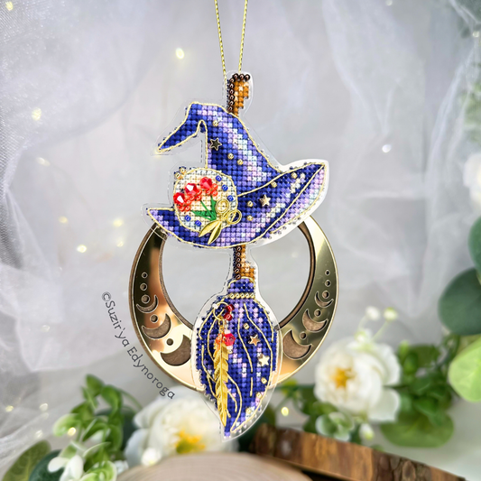 Embroidery Witch's Arsenal Bead & Cross Stitch Kit