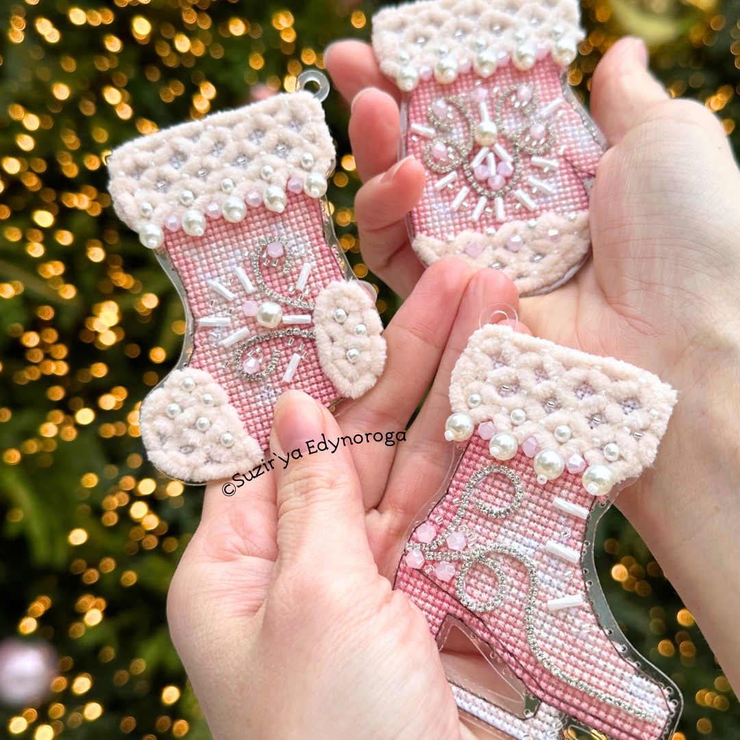 Pink Skate Beaded Kit