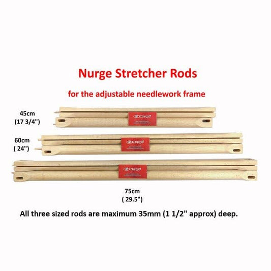 Spare Stretcher Rods for Nurge Adjustable Needlework Frame