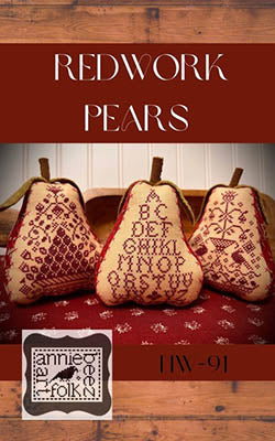 Redwork Pears