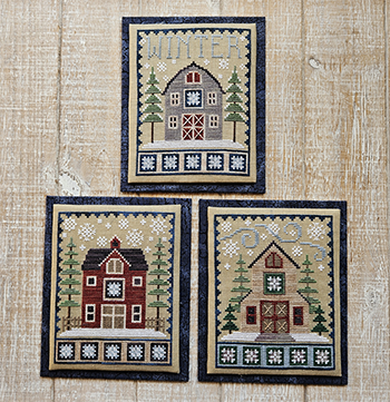 Winter Barn Trio