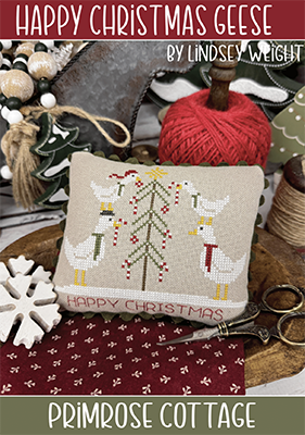 Happy Christmas Geese by Primrose Cottage