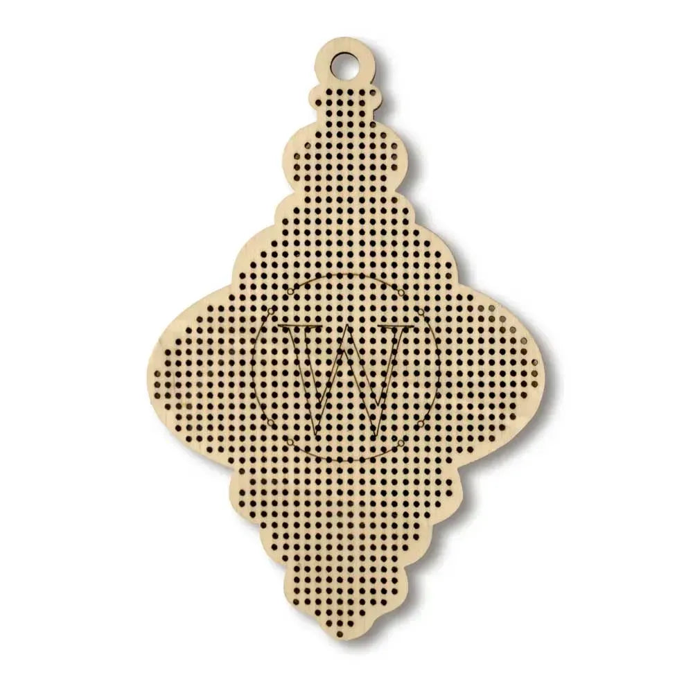 Christmas Ornament "Icicle" Wooden Blank - 14 count