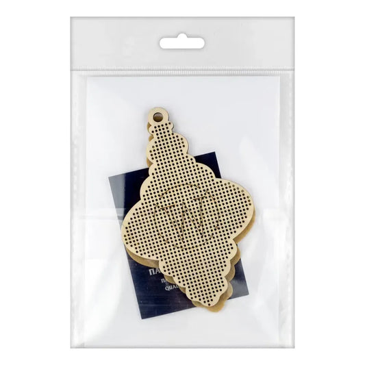 Christmas Ornament "Icicle" Wooden Blank - 14 count