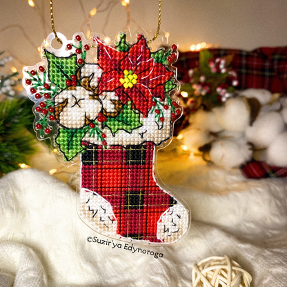Christmas Stocking Beaded Kit