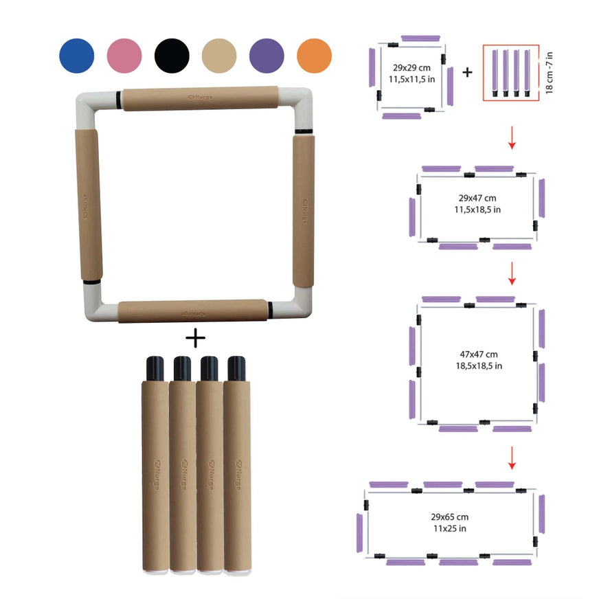 Nurge Snap Frames & Extension Rods