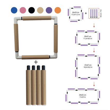 Nurge Snap Frames & Extension Rods