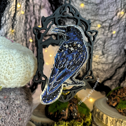 Raven Bead & Cross Stitch Kit