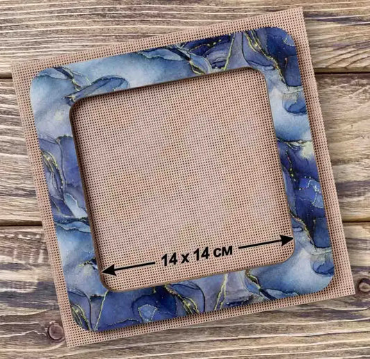 Preorder: Magnetic Embroidery Frame, Large Blue