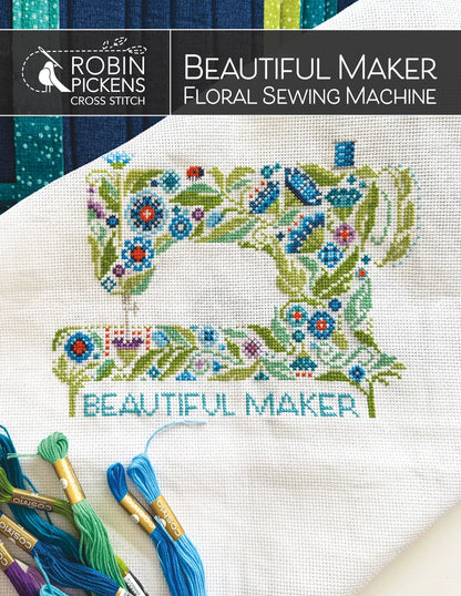 Beautiful Maker: Floral Sewing Machine