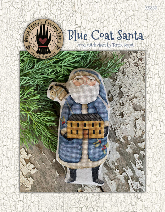 Blue Coat Santa