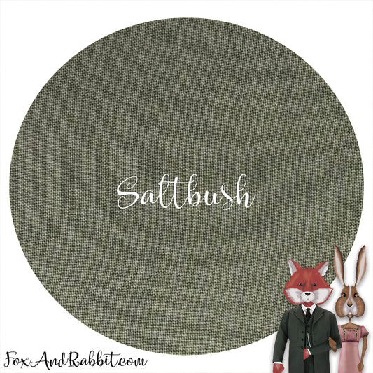 Saltbush - 28ct Linen (Fat Quarter)