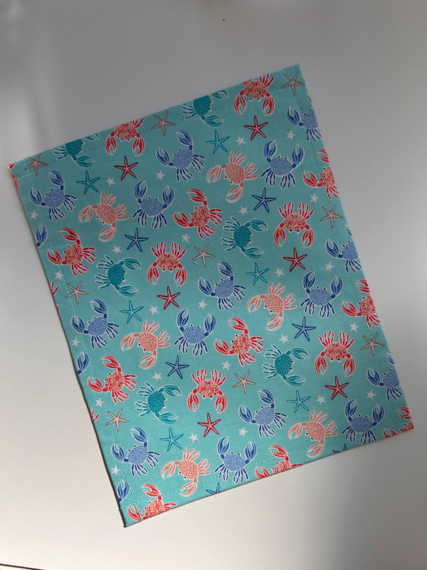 Crabs & Starfish Project Bag | 8” x 10”