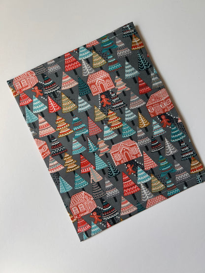 Gingerbread Trees Project Bag | 8” x 10”