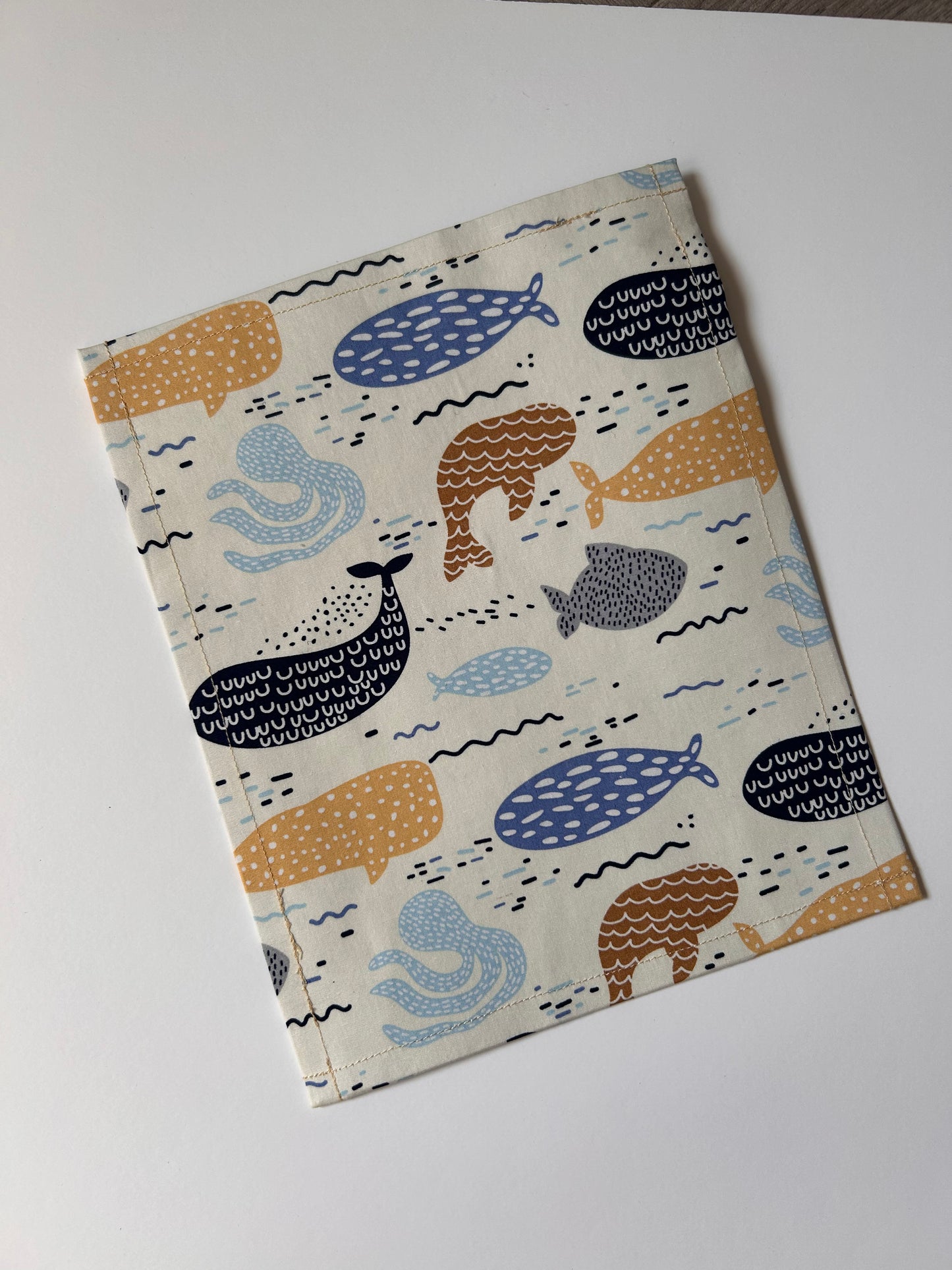 Whales Project Bag | 8” x 10”
