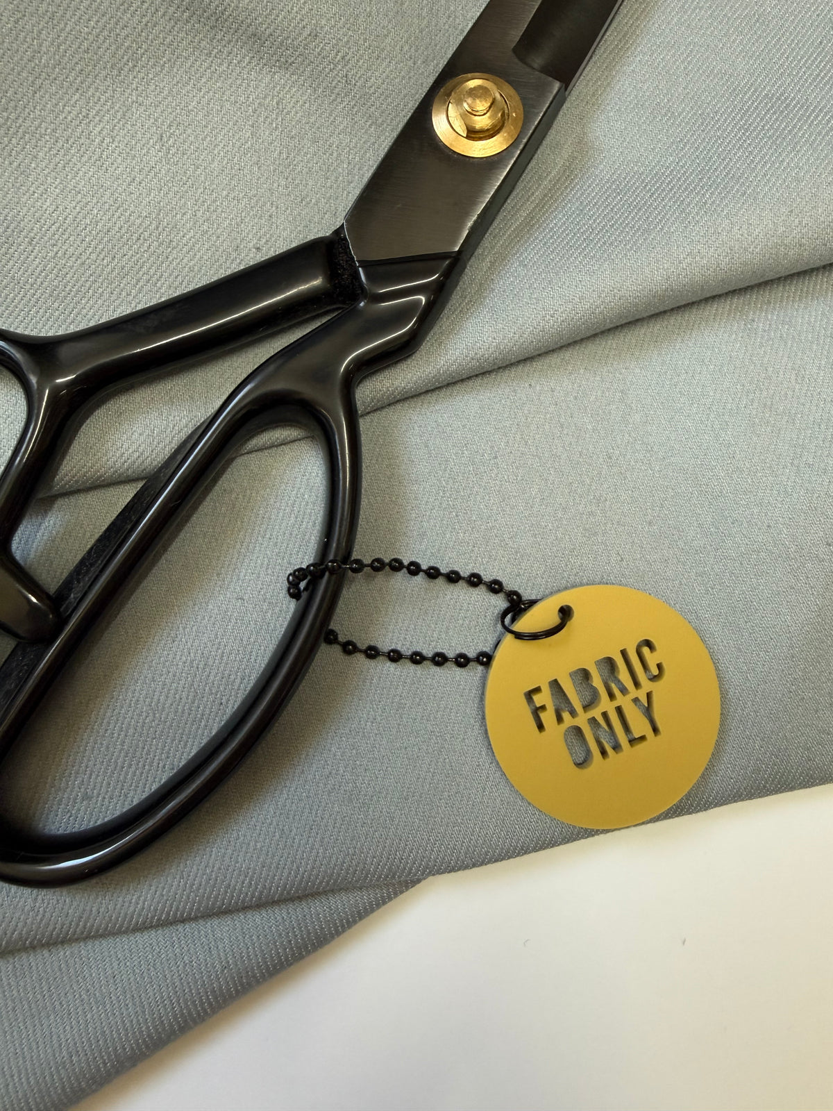 "Fabric only" Circle Scissor Fob