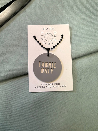 "Fabric only" Circle Scissor Fob