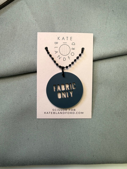 "Fabric only" Circle Scissor Fob