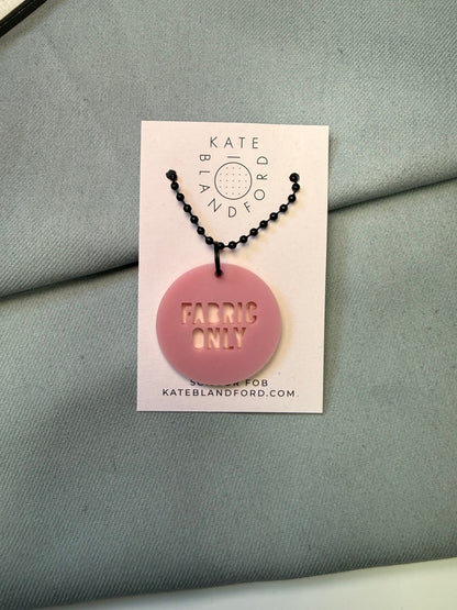"Fabric only" Circle Scissor Fob