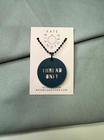 "Thread only" Circle Scissor Fob