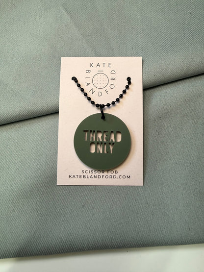 "Thread only" Circle Scissor Fob