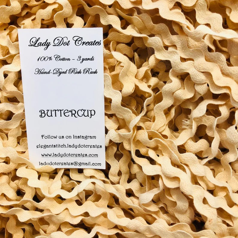 Buttercup | 1/2" Rick Rack Trim