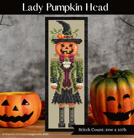 Pre-order: Lady Pumpkin Head (ships late September)