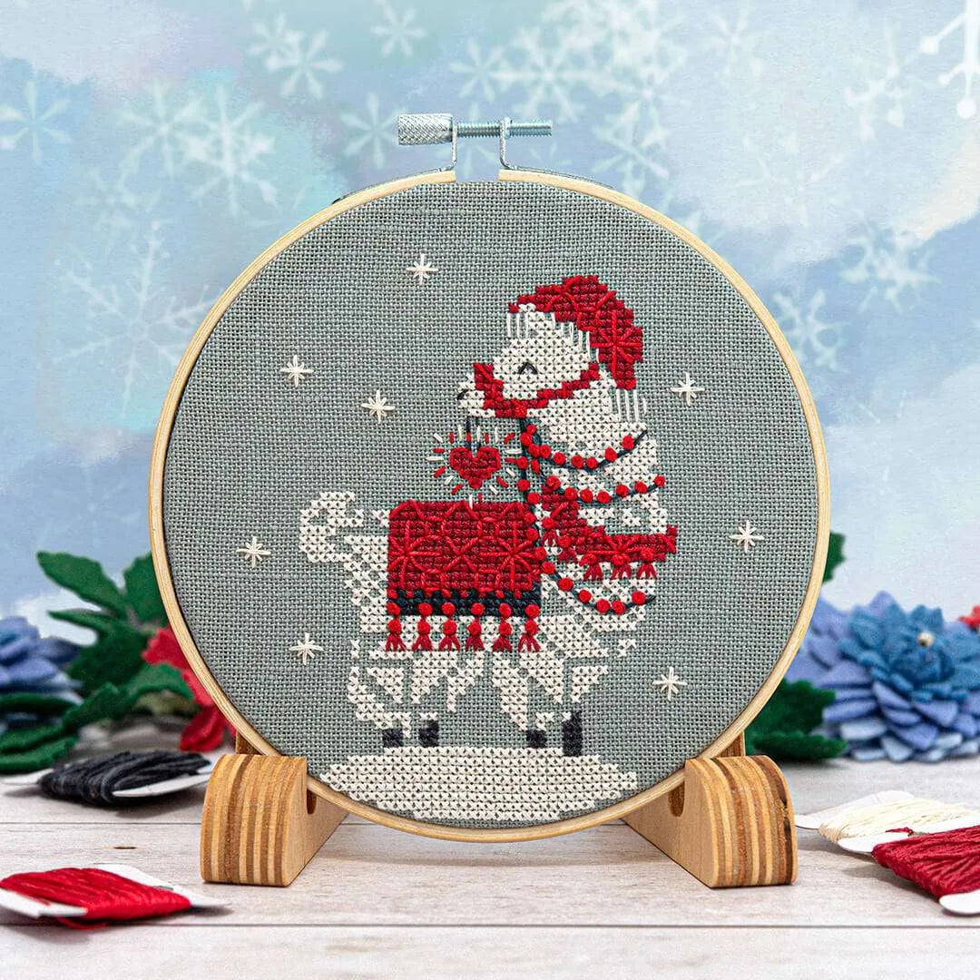 Snowflake Llama Ornament