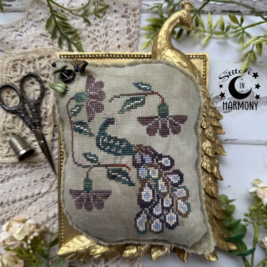 Pre-order: Peacock and Flowers (ships late September)