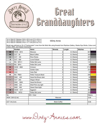 Pre-order: Great Granddaughters (ships late September)