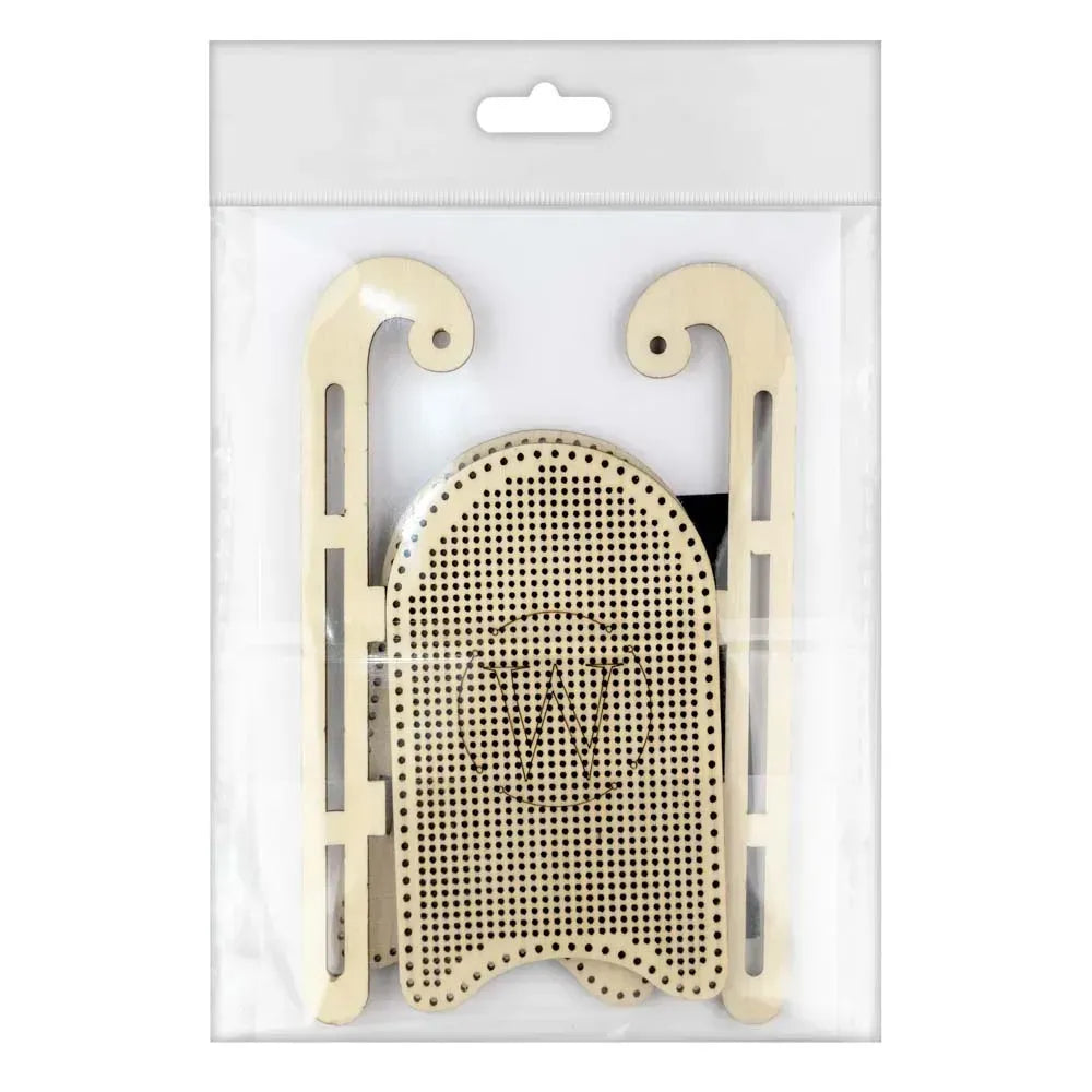 3D Sled Wooden Blank - 14 count