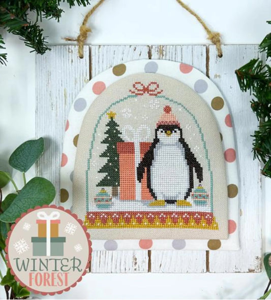 Winter Forest Snowglobe 1 - Penguin