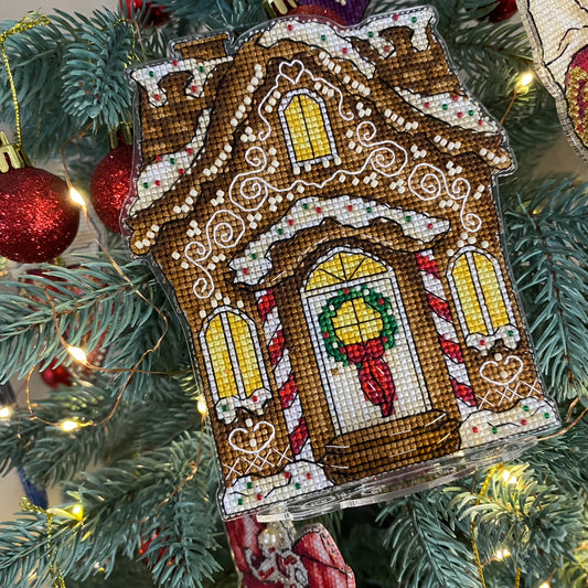 Gingerbread House Bead & Cross Stitch Kit