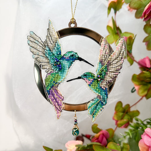 Hummingbird Bead & Cross Stitch Kit