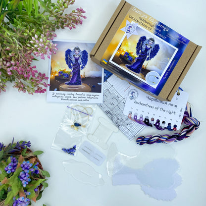 Enchantress of the Night Bead & Cross Stitch Kit