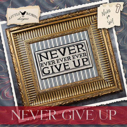 Pre-order: Never Give Up (ships late September)