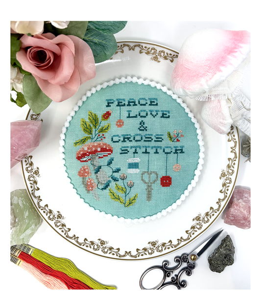 Pre-order: Peace, Love & Cross Stitch (ships late September)