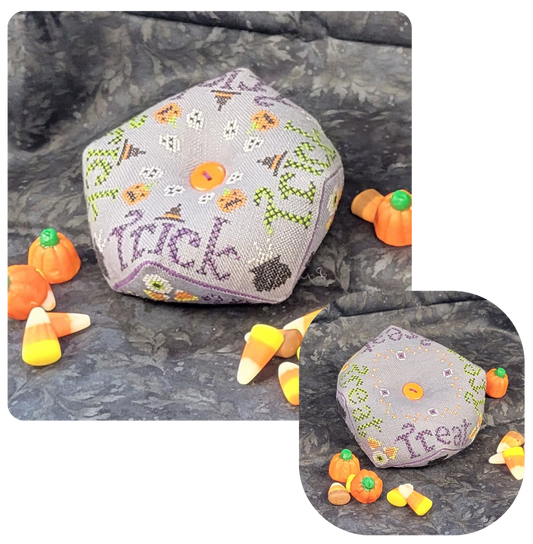 Pre-order: Trick or Treat Biscornu (ships late September)